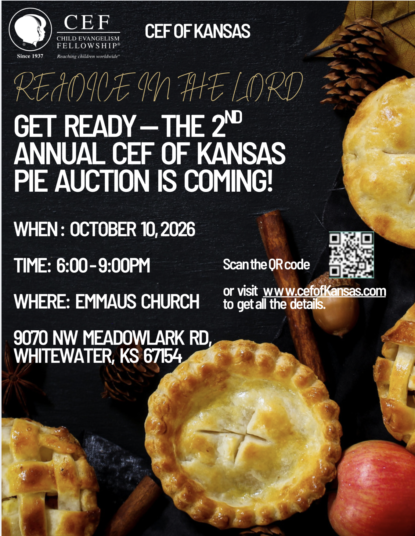 2026 CEF of Kansas Pie Auction